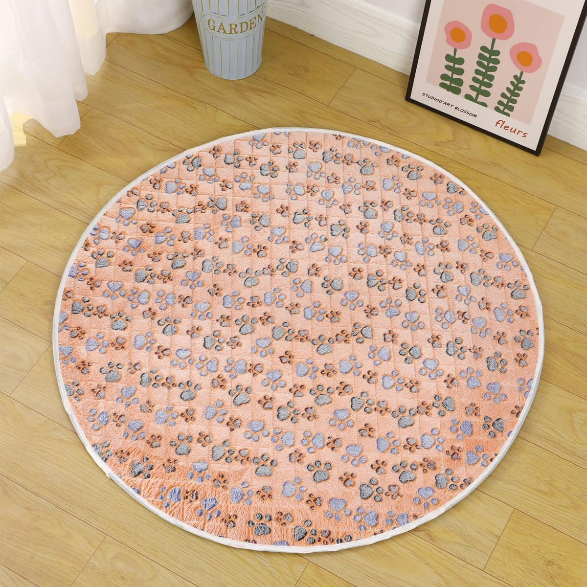 AIMALL 1 round Waterproof Dog Pad Non-Slip Breathable Machine Washable Pet Pad for All Seasons Sizes 13.7 to 29.5 Inches image number 4