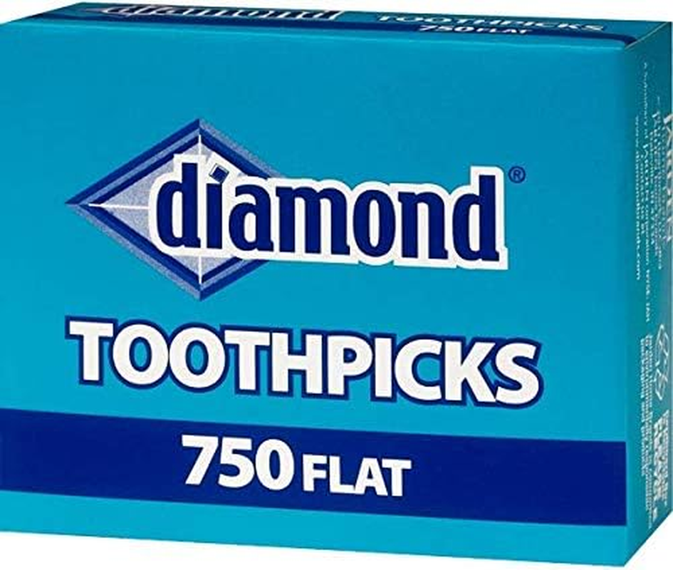 Diamond Flat Toothpicks 750Ct 3 Pack image number 2