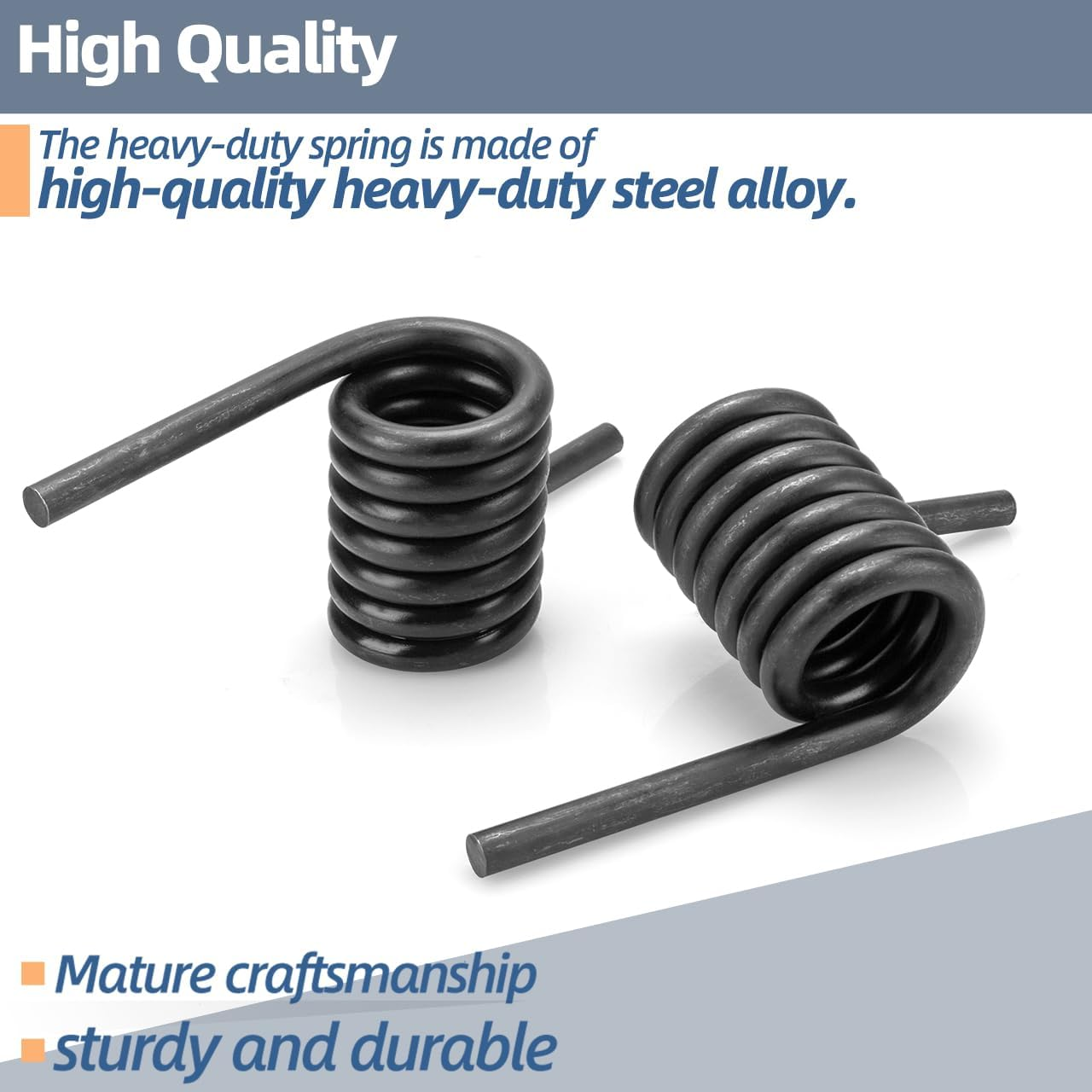 Trailer Ramp Coil Springs, Heavy Duty Trailer Springs Right & Left Ramp Gate 2000 Lbs RS16933LH RS16933RH, Fits for Trucks, Trailer Gates (1 Pair) image number 5