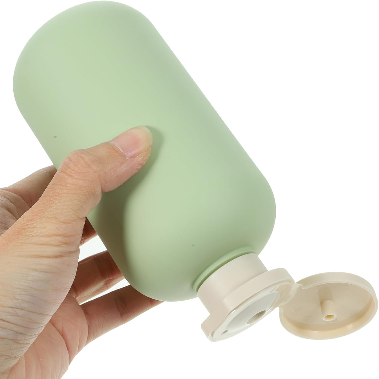 Kichvoe 5Pcs Refillable Shower Gel Dispenser Bottles Multipurpose Sub Containers for Shampoo Lotion Lightweight Compact Travel for Home Travel Use image number 5