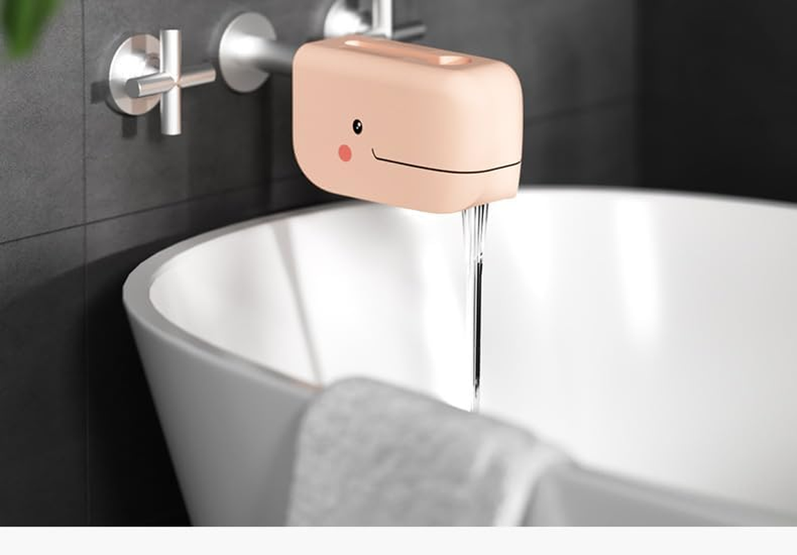 Faucet Protective Cover Faucet Protective Cover Bathroom Safety Product Cute Pattern Cute Bathtub Nozzle Cover（Gray） image number 1