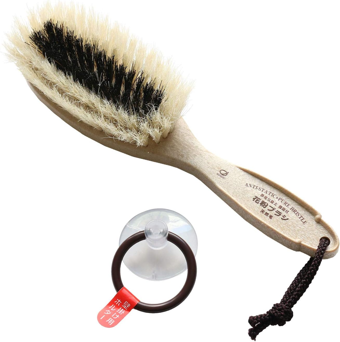 Ikemoto Hakko KB1500 Natural Hair Pollen Removal Brush, Natural 2.4 X 1.7 X 8.3 Inches (6.2 X 4.3 X 21 Cm) image number 3