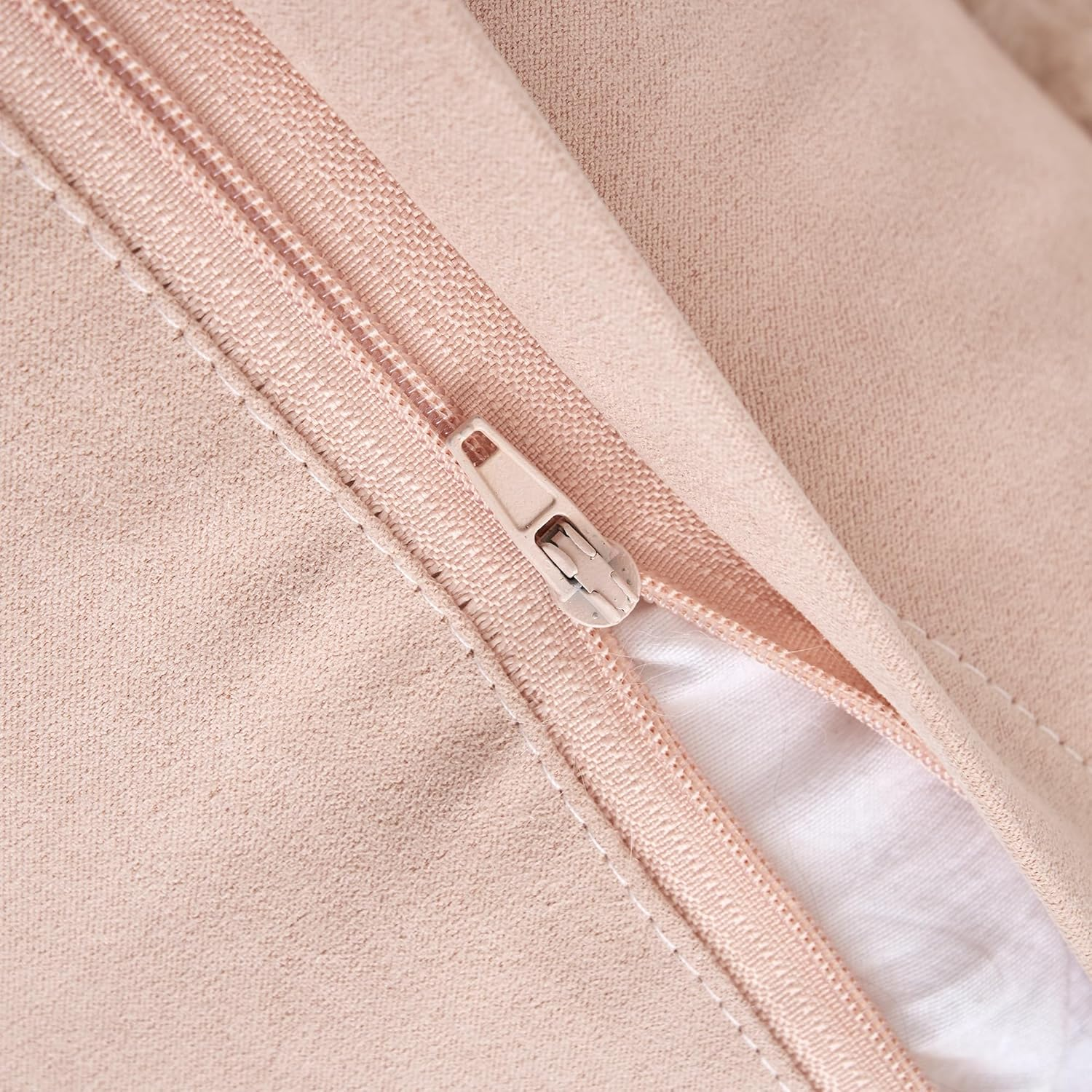 Genuine Mongolian Lamb Fur Pillow Cover &ndash; 30X50Cm Soft Curly Wool Cushion Case &ndash; Luxurious Decorative Accent for Sofa, Bed, or Chair (Dusty Pink) image number 5