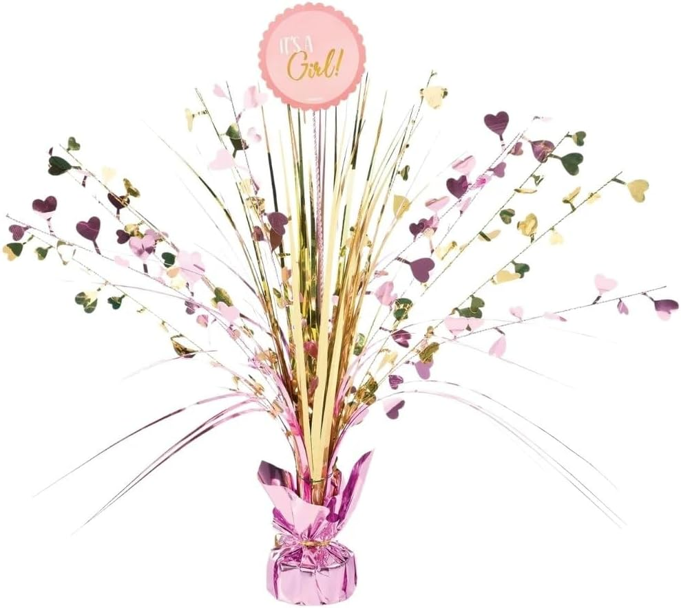 Amscan Baby Shower Girl Spray Centrepiece