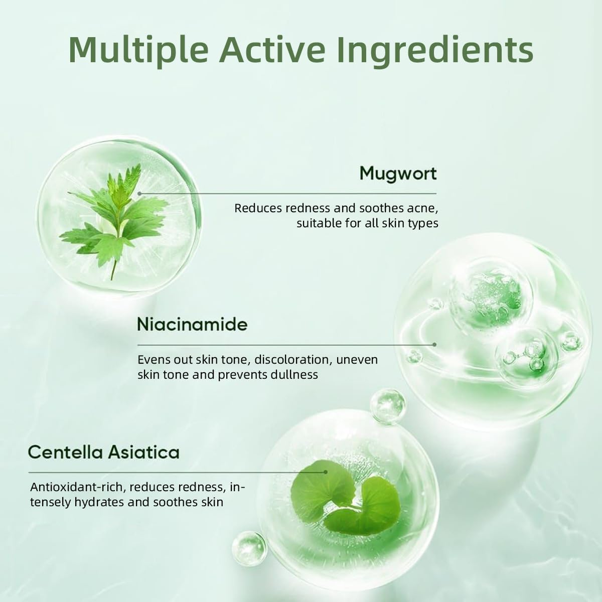 Mugwort Clay Mask Stick for Face, Deep Cleansing Blackheads & Pores, Reduces Excess Oil, Acne Treatment Mud Mask, Moisturizes & Calms Skin with Mugwort Essence, for Men & Women (1PCS) image number 3