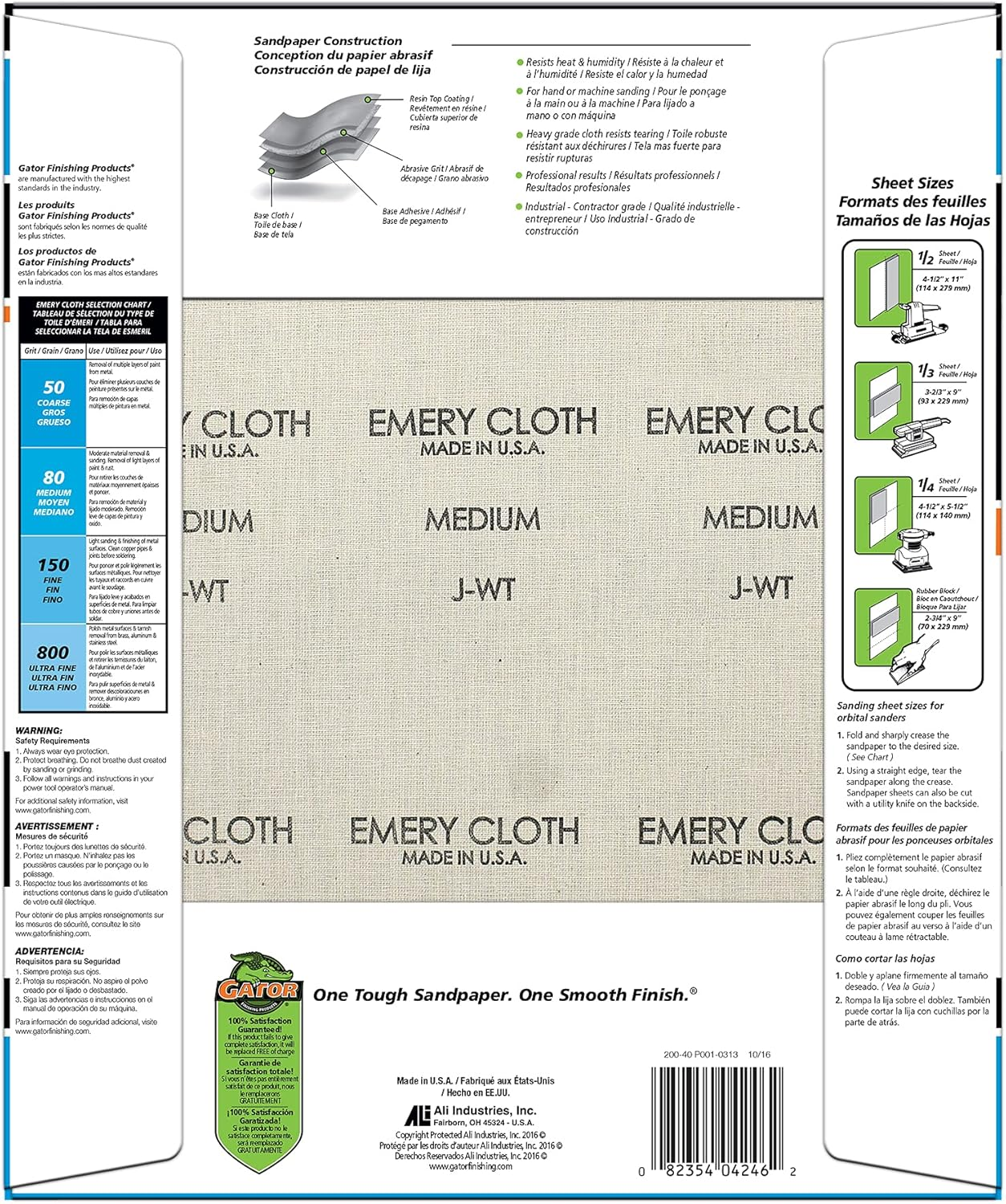 ALI INDUSTRIES 4246 Sandpaper-Sheets image number 5
