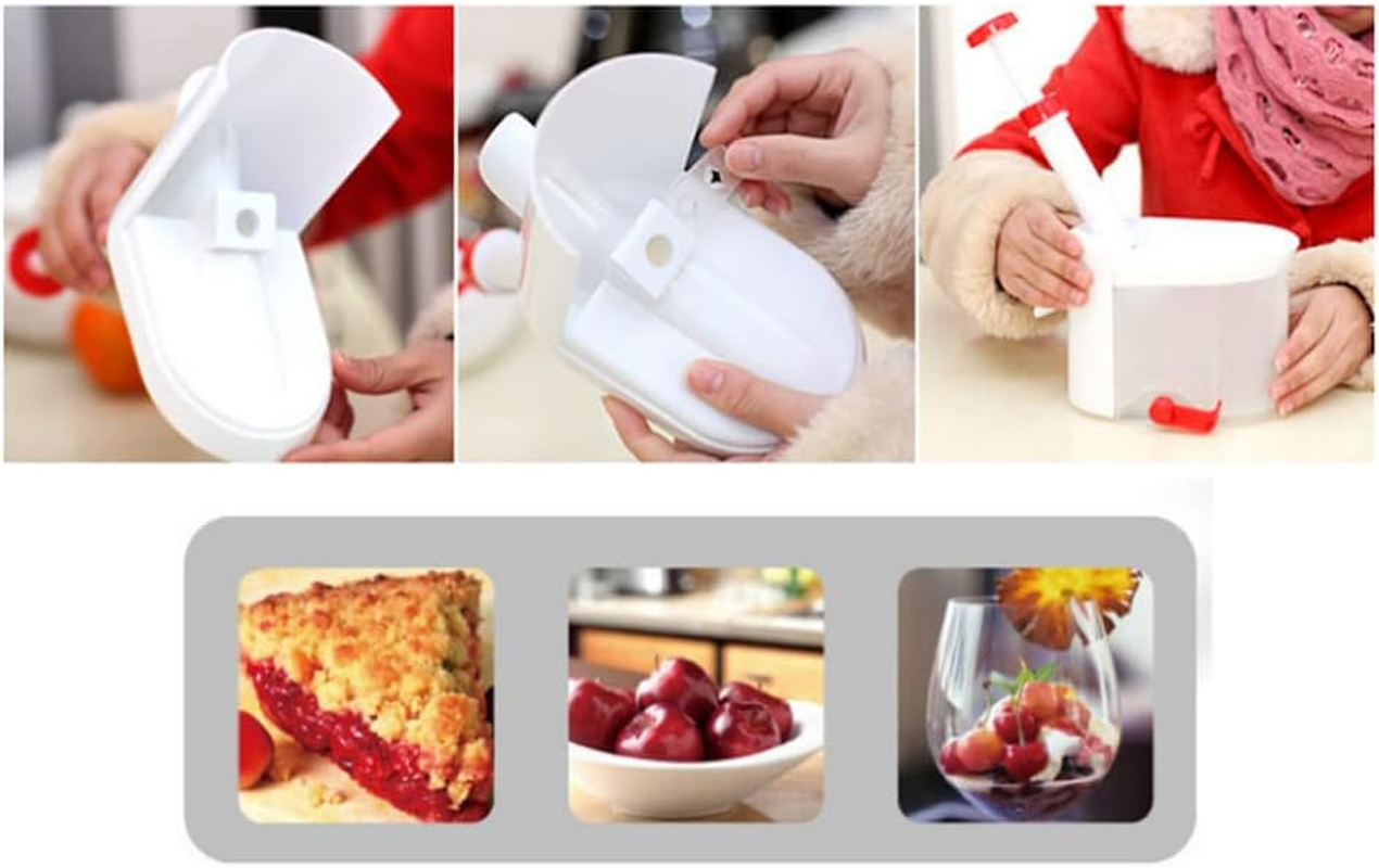 Cherry Pitter Tool | Portable Fruit Pitter Tool,Multifunctional Fruit Corer Removers for Cherry Red Date Jujube Olive, Kitchen image number 6