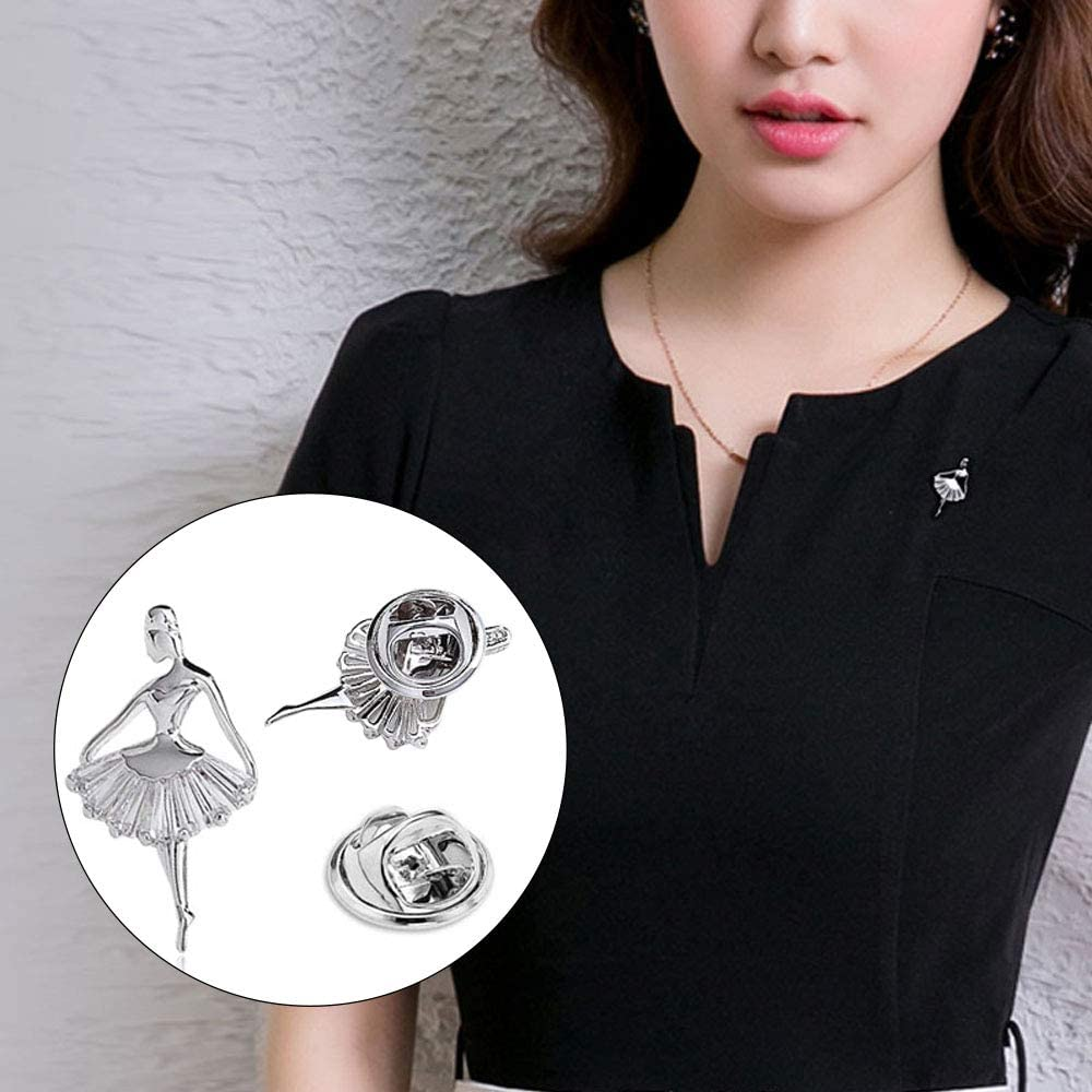 Yucool 60 Pcs Butterfly Clutch with Blank Pins, Metal Pin Backs Replacement for Craft & Jewelry Making image number 2