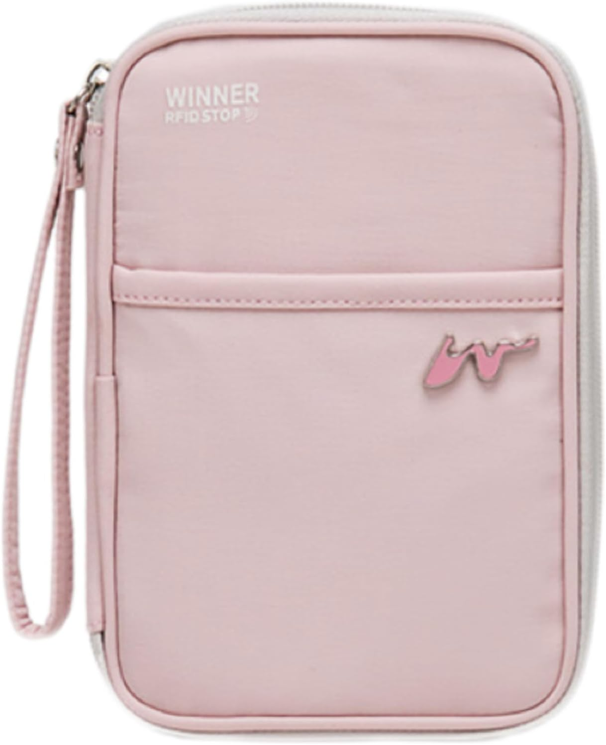 P-H1 Travel Family Passport Holder RFID Blocking Passport Waterproof Wallets for Men Women Travel Document Organizer, Lightweight Portable Passport Cover with Zipper Pocket (Wine Red) image number 2