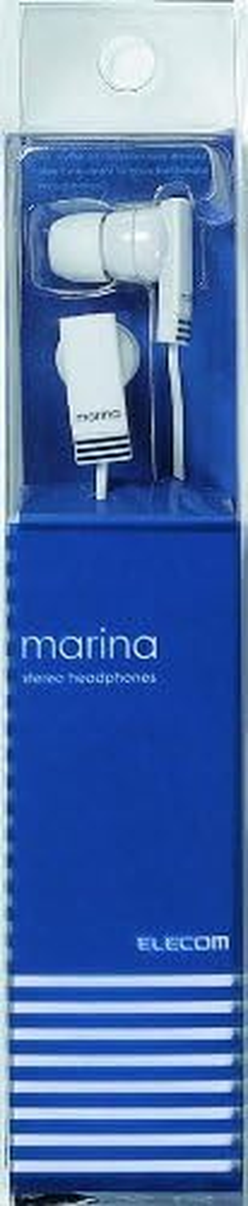 ELECOM EHP-BIN20BU In-Ear Headphones Marina (Blue) image number 1