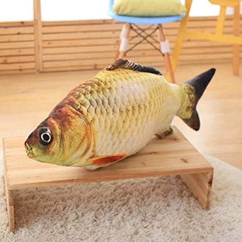 Pet Toys Simulation Fish Toy Funny Cat Toy Fish Stuff Scratching Post Board Toy, Large Size: 57.0 X 22.0 X 13.0Cm Pet Toys image number 5