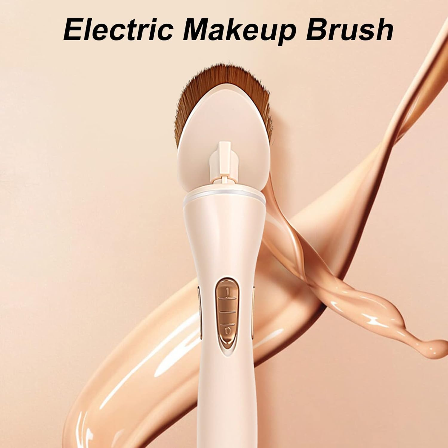 Tignapoo K.Skin Electric Makeup Brush for Applying Foundation Powder Multi-Functional Cosmetic Brush Make up Tool image number 5