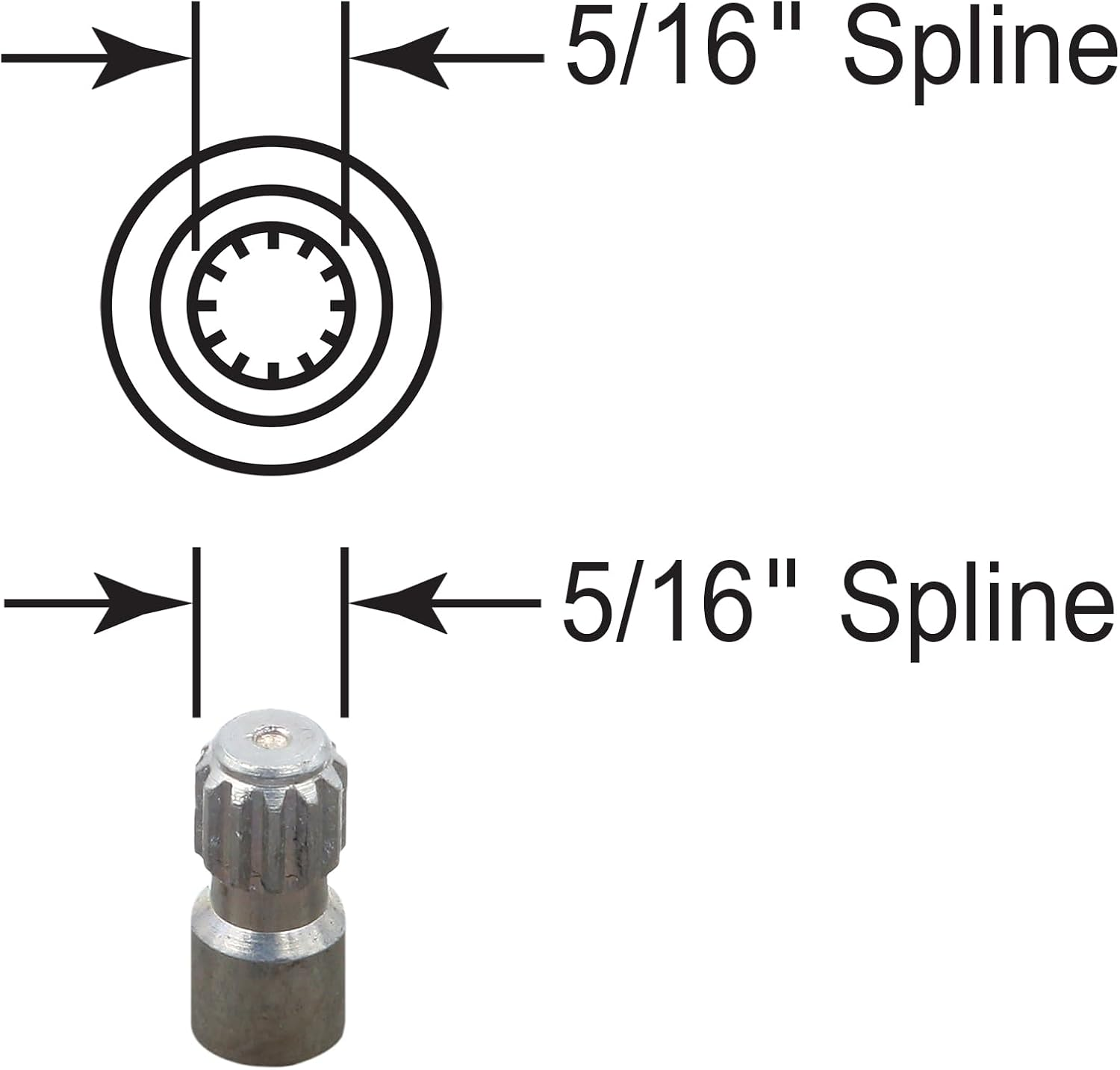 Prime-Line Products H 3502 9-Inch Teardrop Type Left Hand Casement Operator, Aluminum image number 2