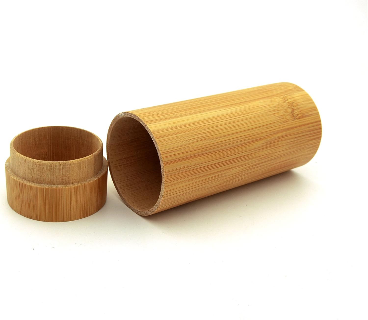 Skateboard Sunglasses Wood Glasses Polarized Wayfarer Sun Shades for Men UV400 Protection with Bamboo Case 52Mm (Green, 2 Inches) image number 2