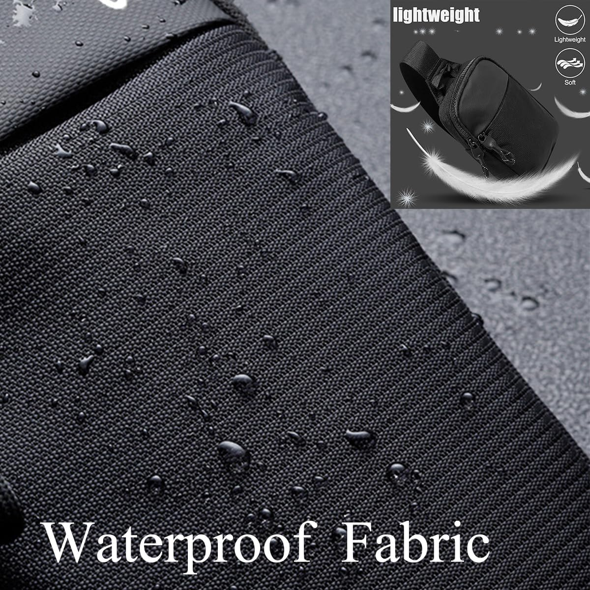 Mini Sling Bag for Men Crossbody,Small Chest Bag Casual Trendy Waterproof Lightweight Phone Crossover Daypack image number 6