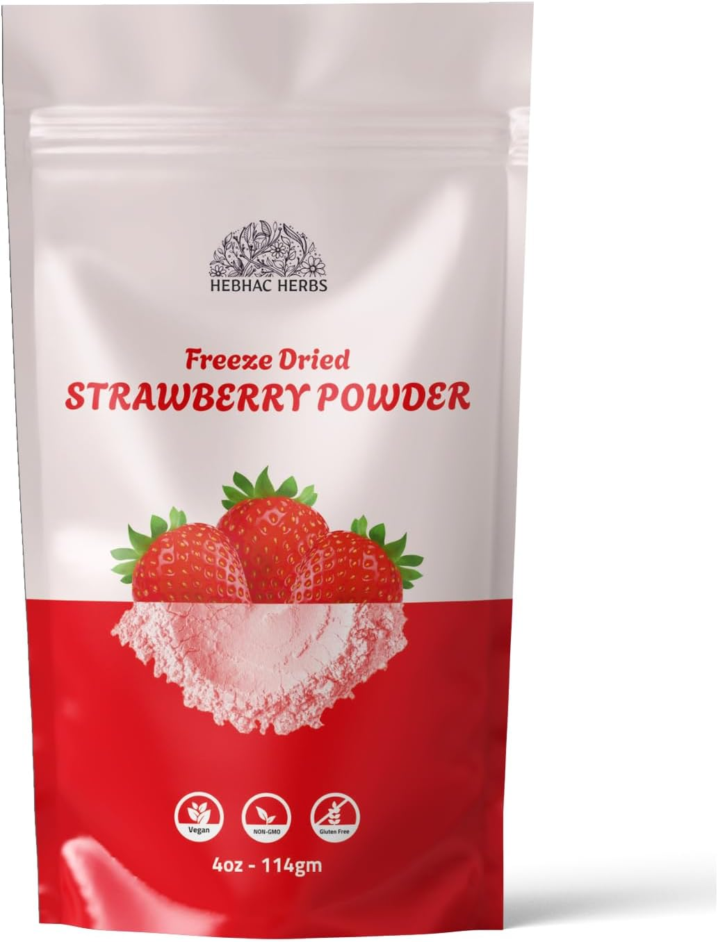 Strawberry Powder 114 G | Spray-Dried Strawberry Powder &ndash;Perfect for Baking, Smoothies, Drinks, and Camping | No Sugar or Additives