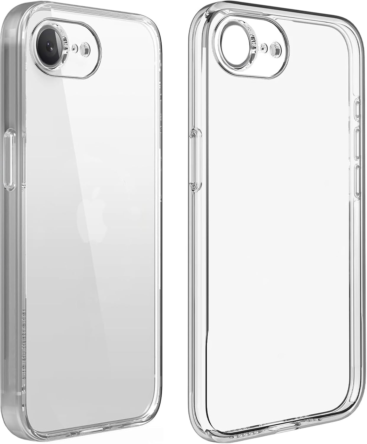 For Apple Iphone 16E Slim Transparent Clear Bumper Back Soft Phone Case Cover image number 2