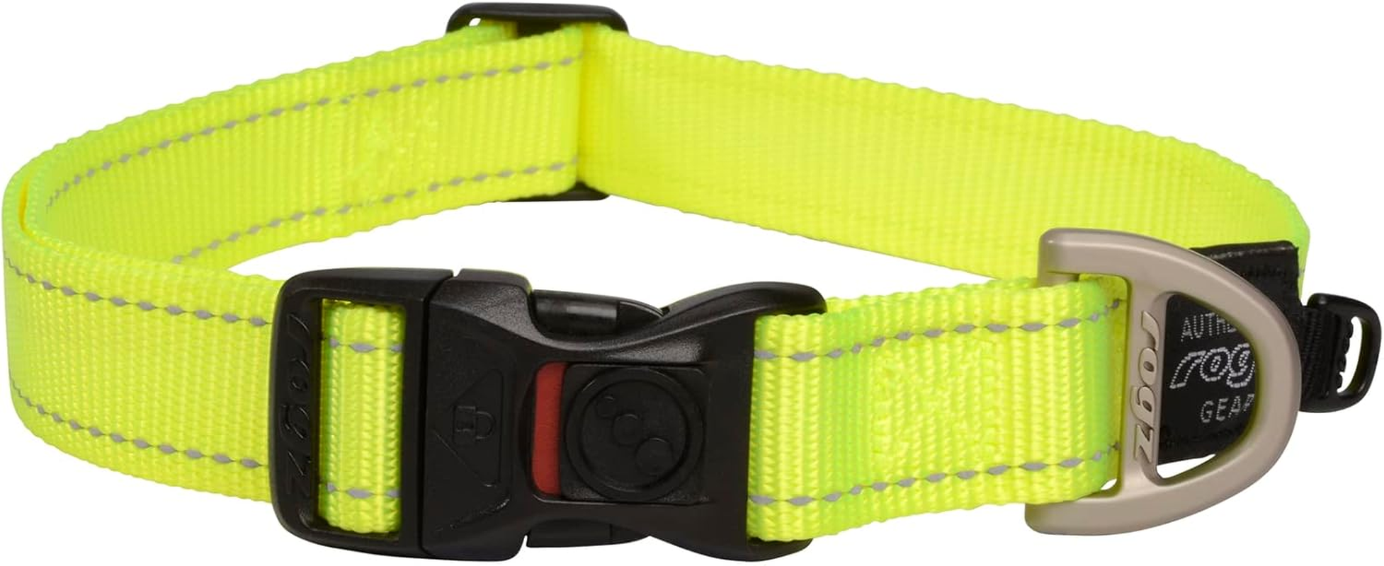Rogz Classic Reflective Dog Collar Yellow Extra Large