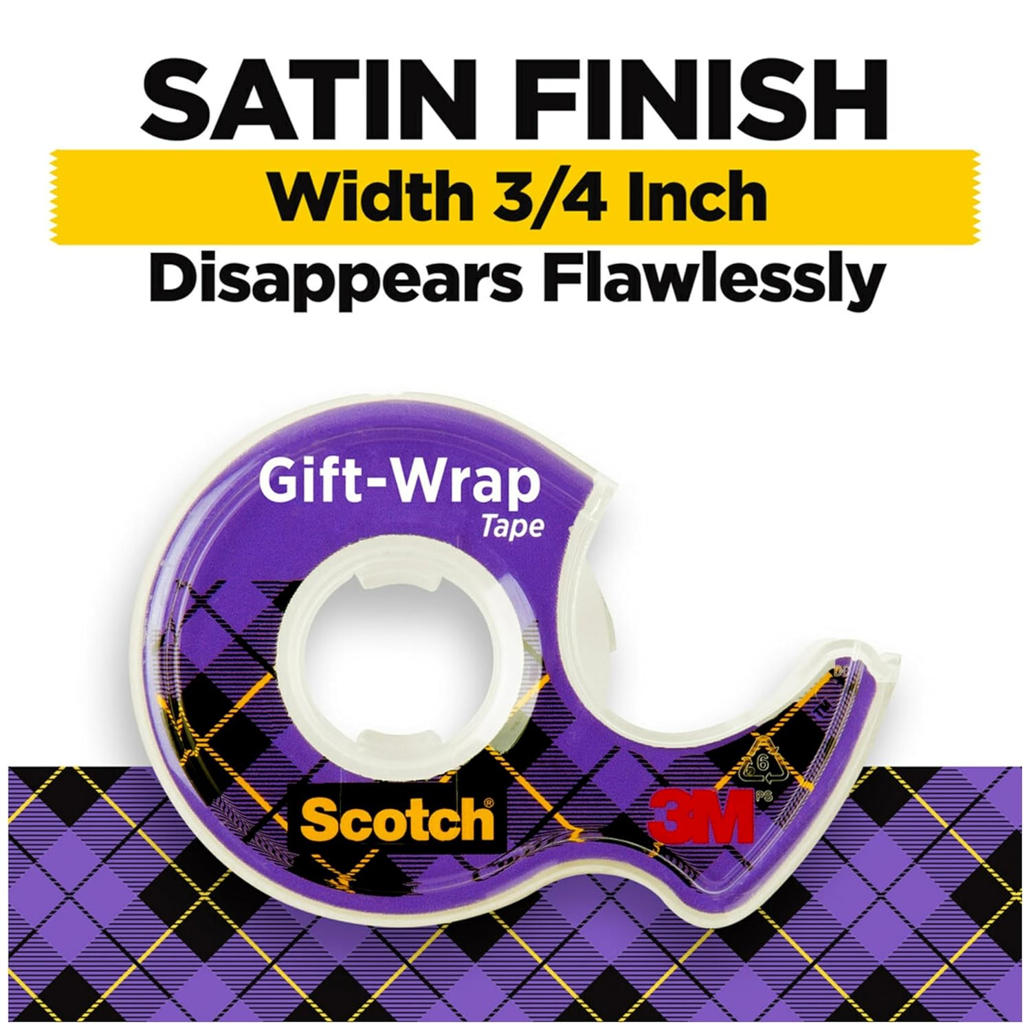 Scotch Giftwrap Tape 19Mm X 16.5M Cat 15 image number 4