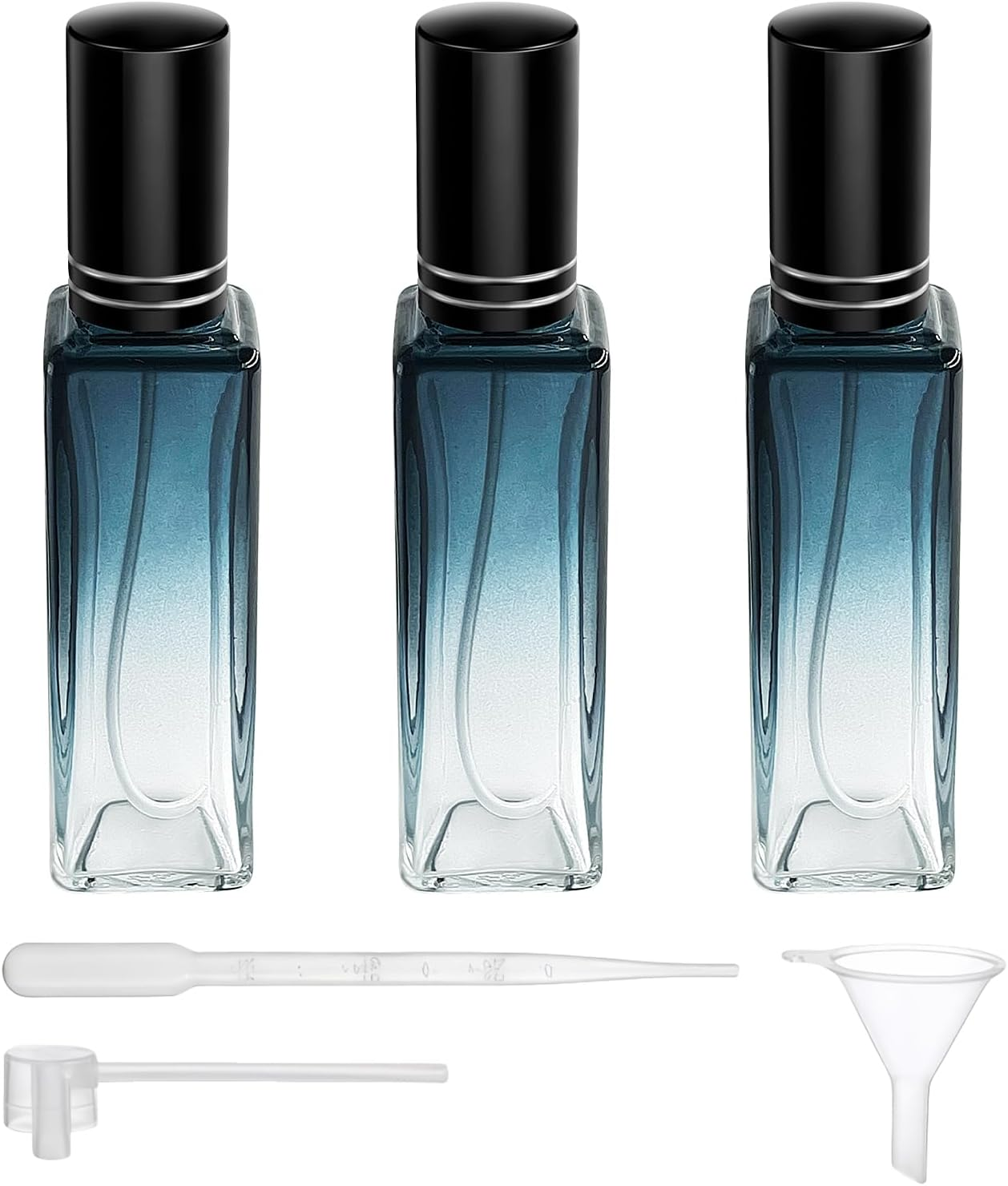 Qlyyea Perfume Atomiser for on the Go Pack of 3 20 Ml Perfume Refills, Perfume Atomiser Refillable for Walks, Travel and Going Out image number 3