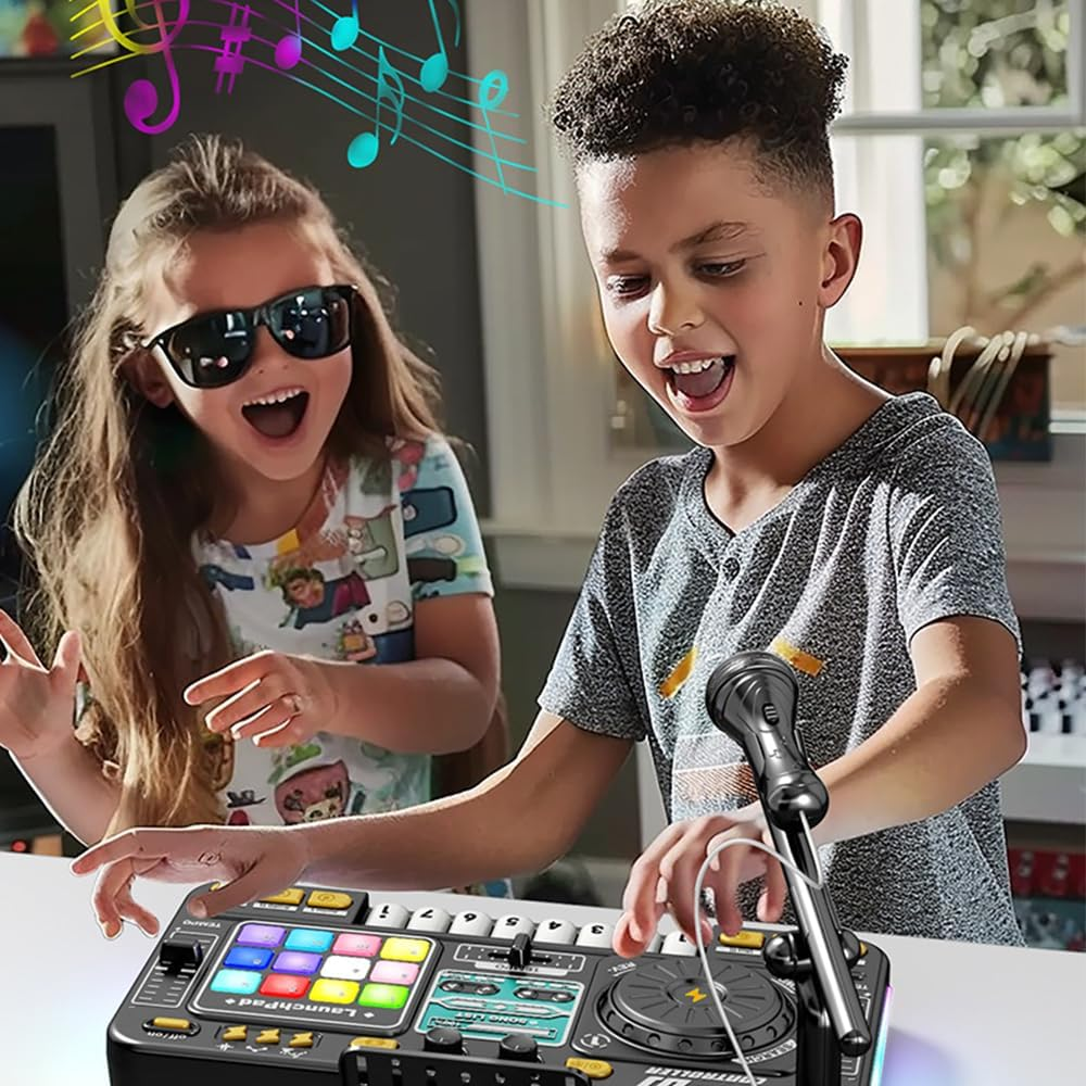 Children'S DJ Mixer and Disc Player Can Be Connected to Bluetooth Microphone(English Version) image number 4