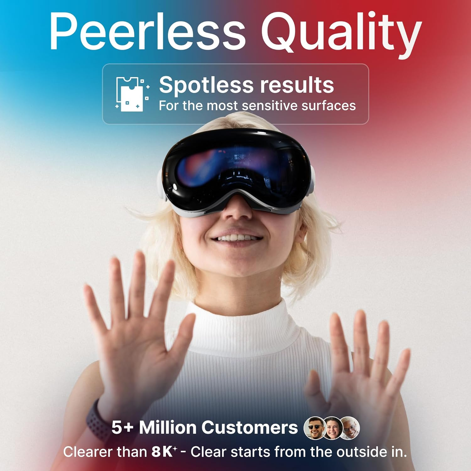 Koala Eyeglass Lens Cleaner Spray Kit | (2X) Glasses Cleaner Bottle + (2X) Microfiber Cloth | Alcohol Free Eyeglasses, Screen, and Camera Cleaning Kit | Made in USA (4 Piece Set) image number 5