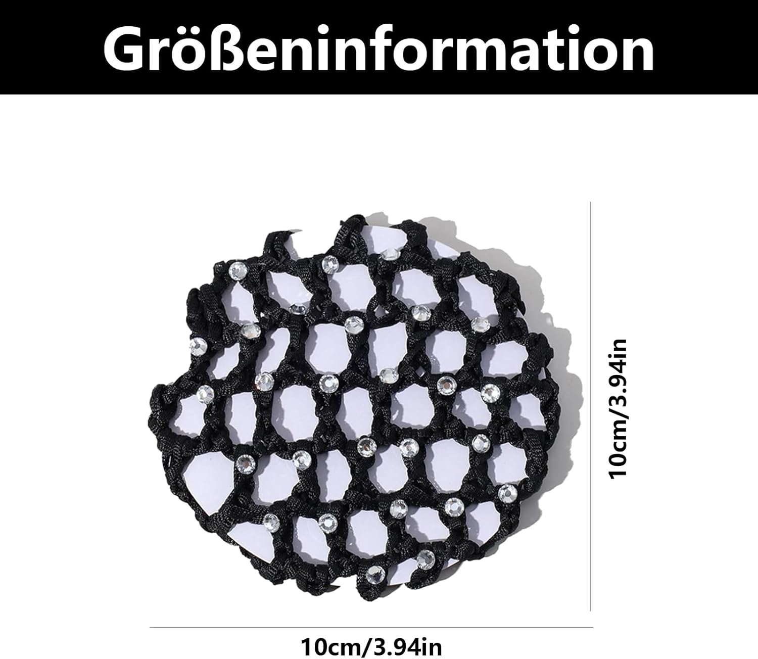 Pack of 4 Hair Net Bun Children'S Ballet, Hair Net Riding Tournament, Ballet Hair Net Bun Girls, Black Bun Net, for Girls and Women, Sports Gymnastics, Ballet, Riding, Nurses Etc image number 1