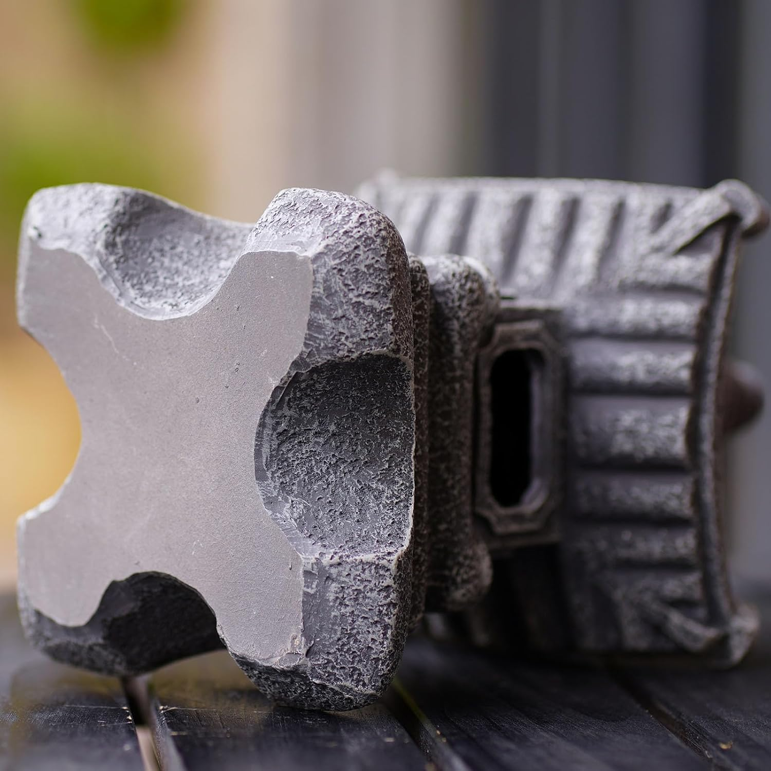 Gardenfans Solar Pagoda Lantern Garden Statue LED Light Outdoor Zen Garden Japanese Lantern for Landscape Balcony Patio Porch Yard Art Decor 6.7" H Gray Stone Finish image number 1