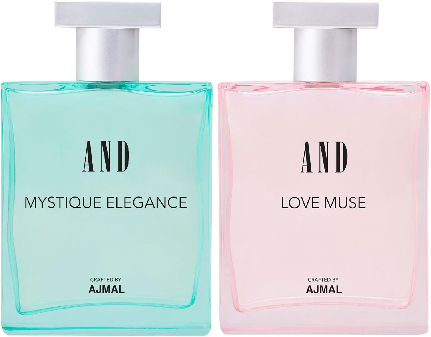 AND Mystique Elegance & Love Muse Pack of 2 Eau De Parfum 50ML Each for Women Crafted by Ajmal + 2 Parfum Rs