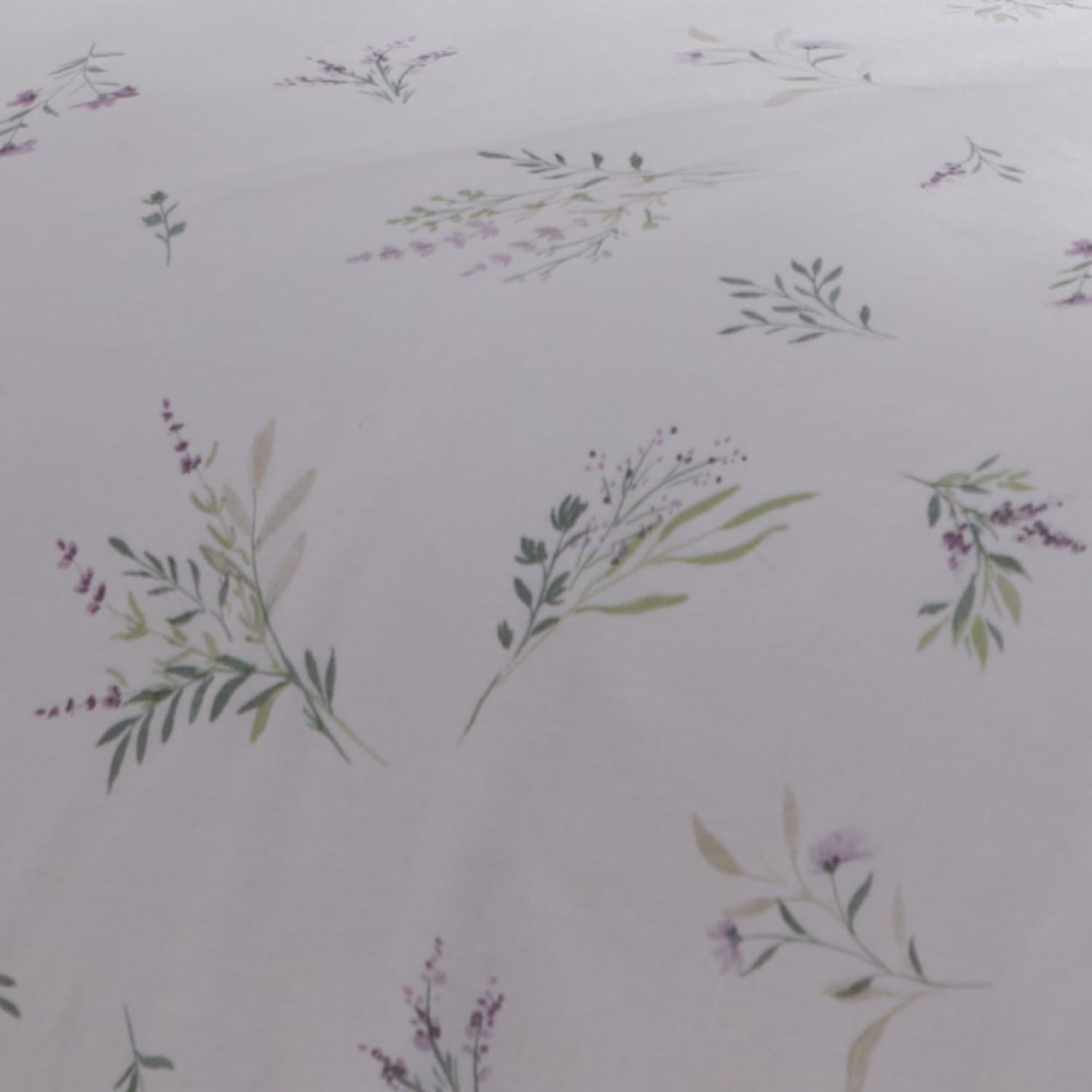 Dreams & Drapes Decorative - Chloe - Lace Trim Duvet Cover Set - Single Bed Size in Lilac image number 3