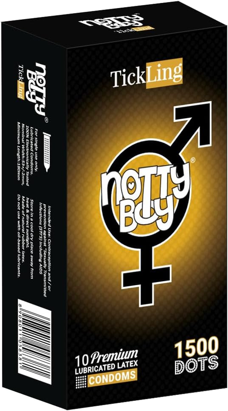Nottyboy Dotted Condom with 1500 Dots on Condom Pack of 10 image number 3