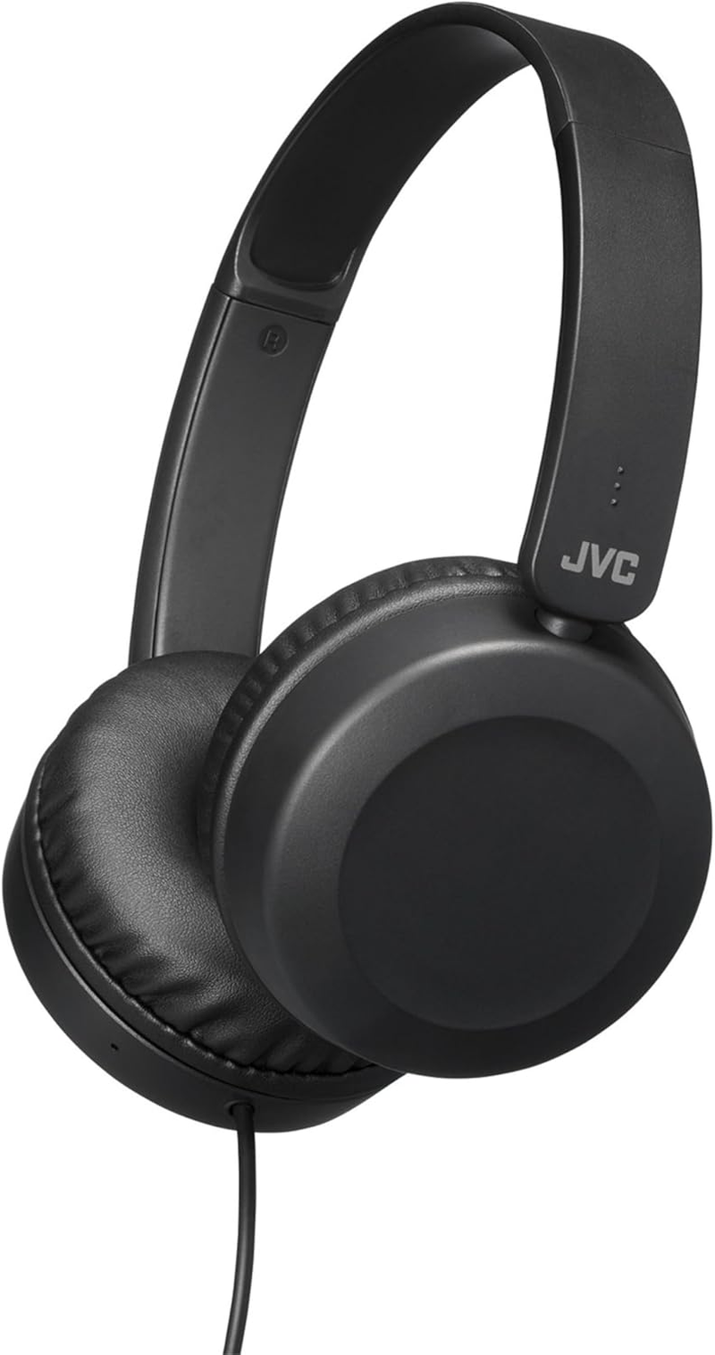JVC HA-S31M Wired Over-Ear Headband Headphones with Microphone & Remote - Slate Blue
