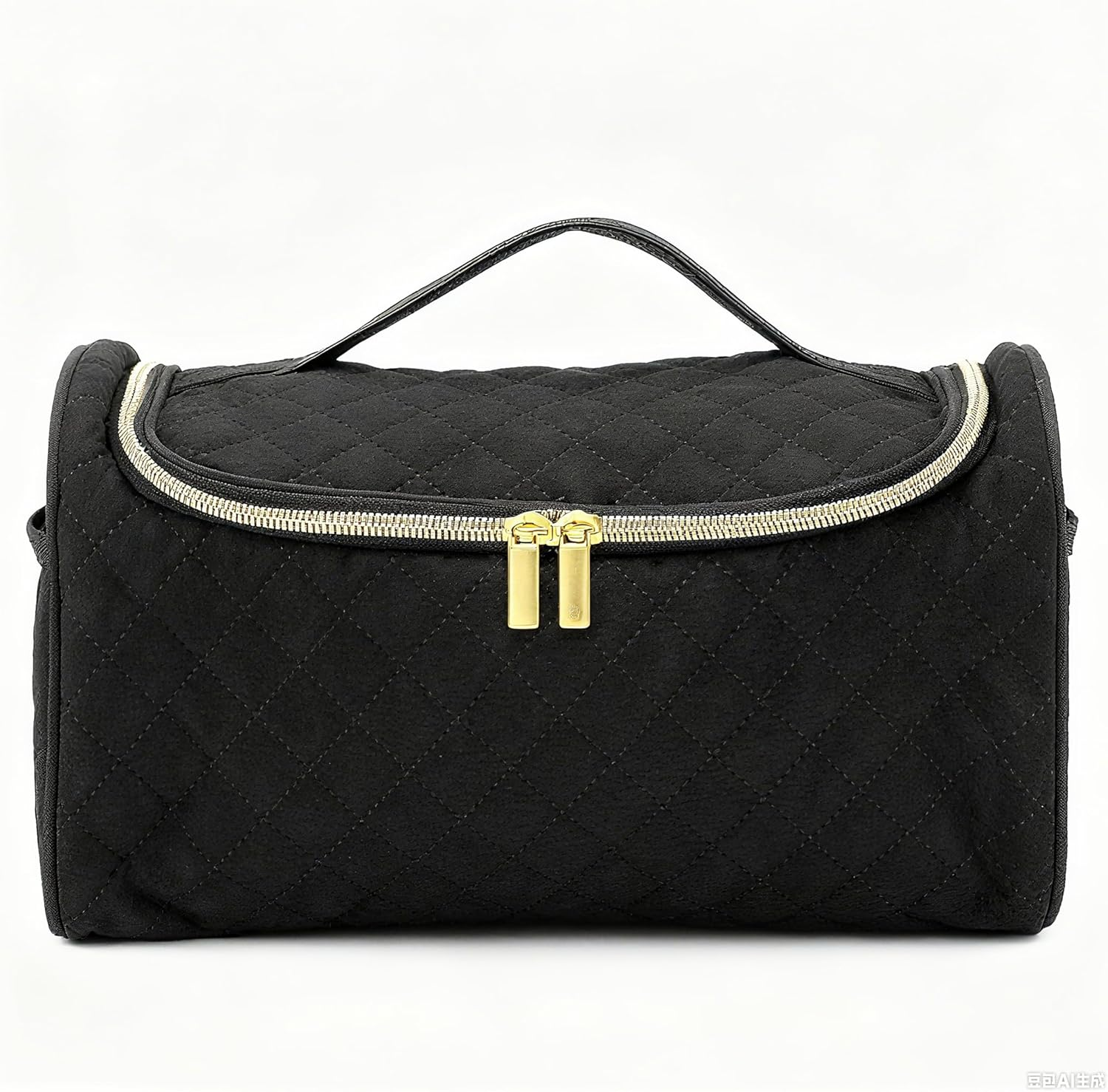 Portable Storage Bag Compatible with Hair Dryer and Attachments, Huggiegems Makeup Bag, Travel Toiletry Bag with Hanging Hook image number 3