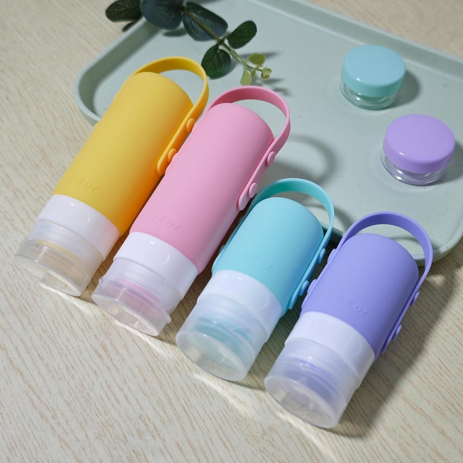 Silicone Travel Bottles Set, 17 Pack Travel Size Toiletries, Leakproof Travel Bottles for Toiletries, Travel Accessories for Women, Airplane Travel Essentials, Travel Containers for Toiletries image number 3