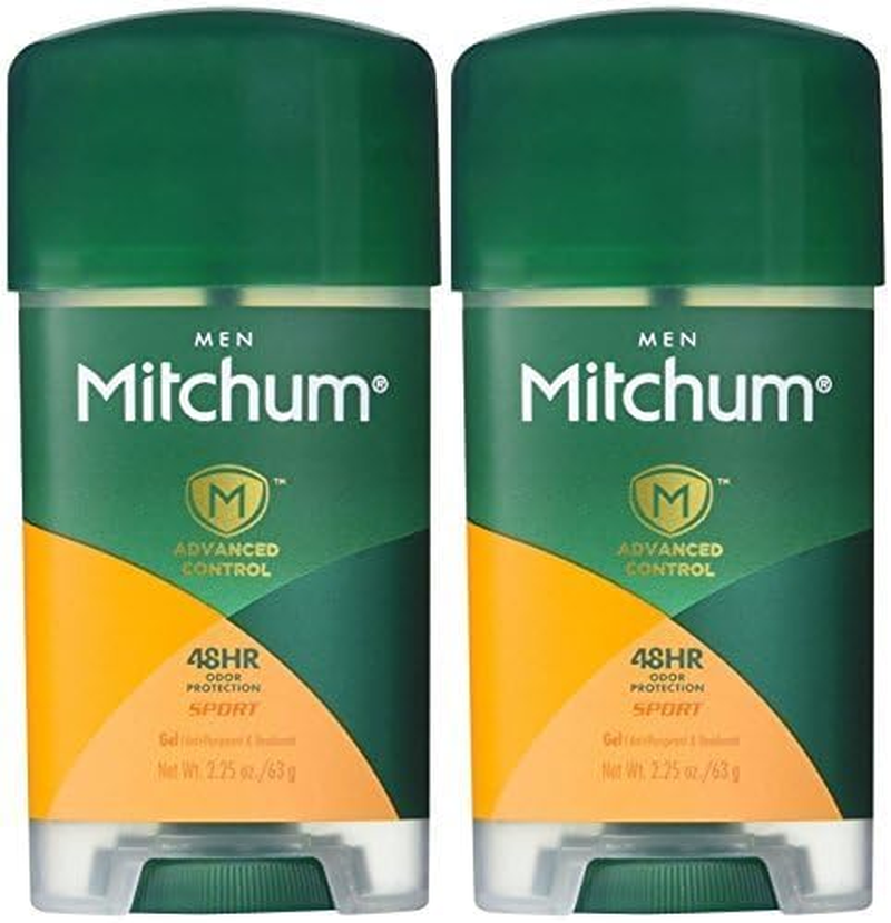 Mitchum Clear Gel Antiperspirant & Deodorant for Men, Super Sport - 2.25 Oz - 2 Pk