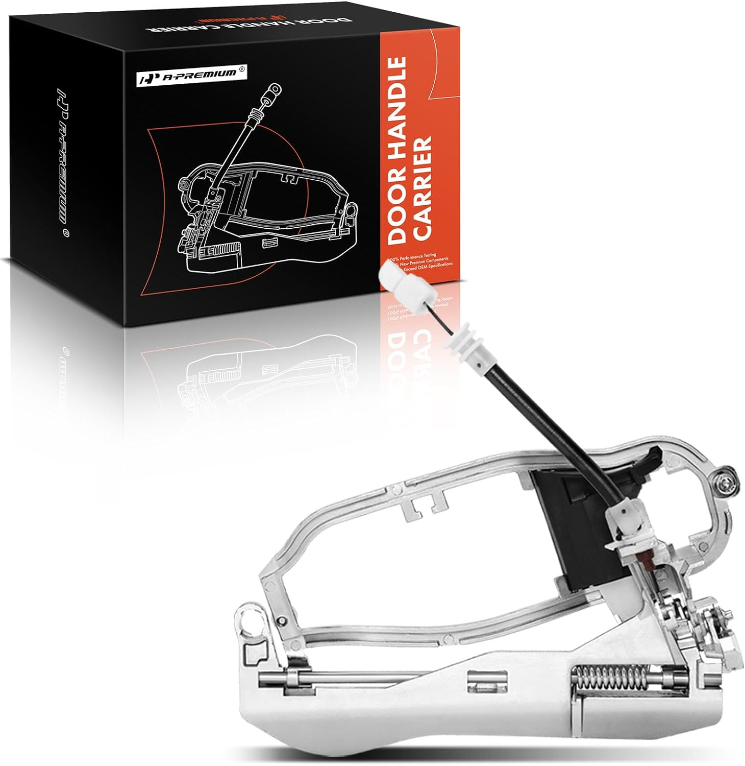 A-Premium outside Door Handle Carrier Compatible with BMW E53 X5 2000-2006, Front Left Driver Side, Replace# 51218243615 image number 5