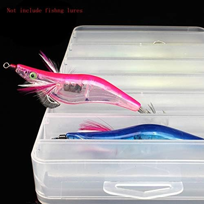 Origlam Fishing Lure Box Tackle Storage Trays, Double Side 14 Compartments, Waterproof Accessory Box for Bait Hooks, Organizer Case Container image number 2
