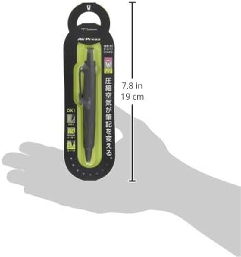 Tombow Airpress 0.7Mm Ball Point Pen, Full Black image number 3