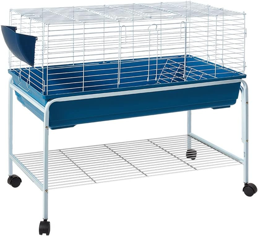 Rabbit Cage Hutch 106Cm Indoor Enclosure Carrier Pet Home Small Animal House