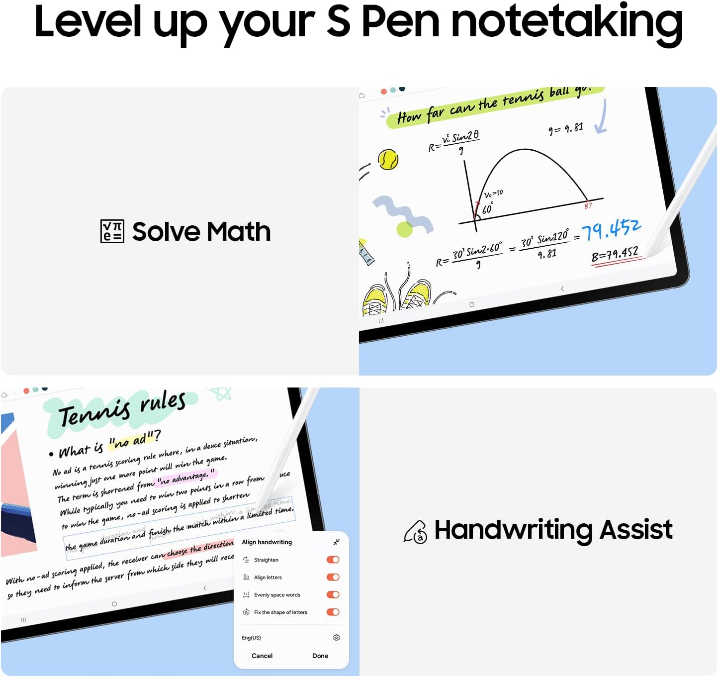 Samsung Galaxy Tab S10 FE+ [AU Version] Wi-Fi, Android Tablet, 8GB Memory, 128GB Storage, 13.1" 90Hz Display, S Pen Included, Durability, Long Battery Life, Grey image number 6