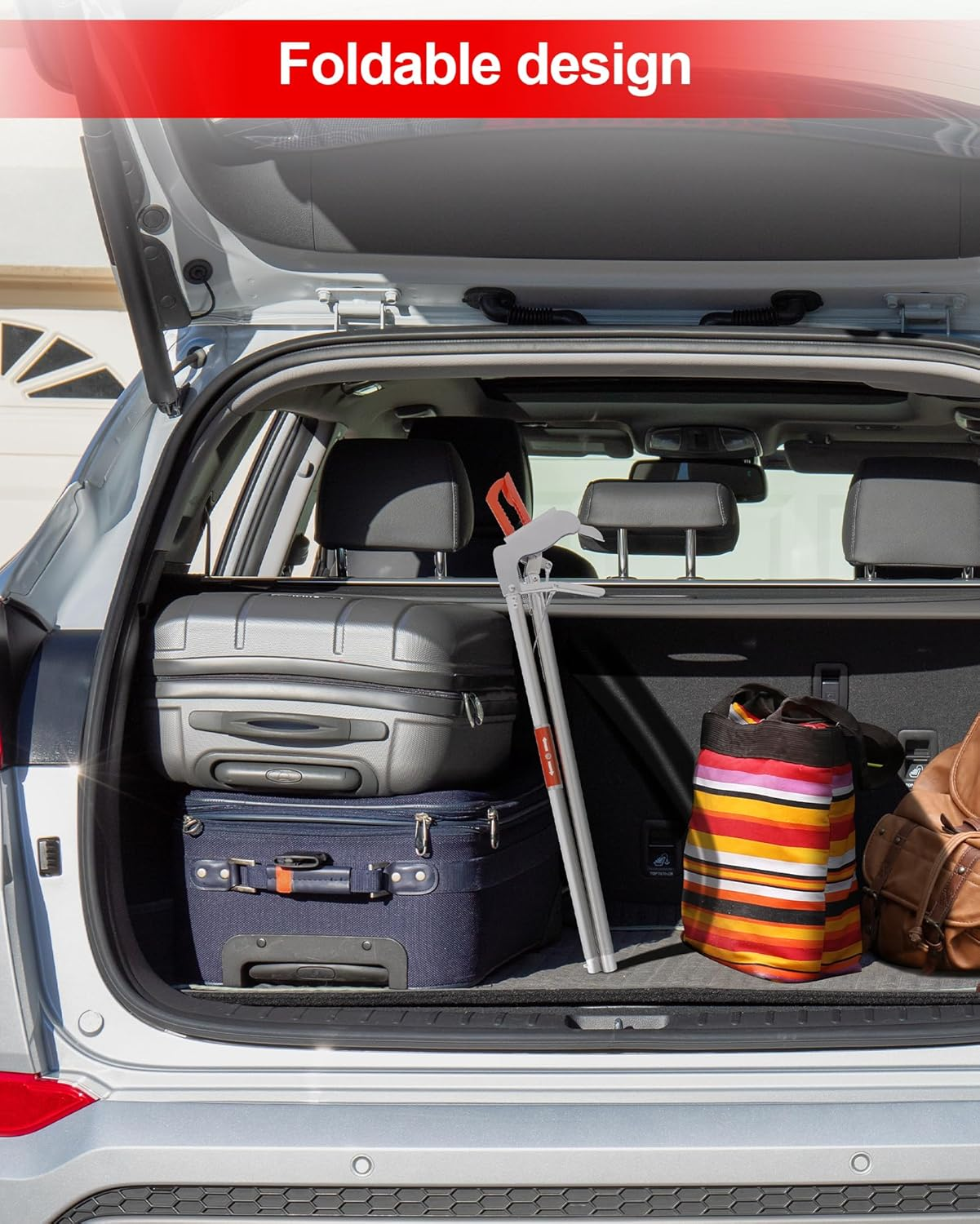 MAMI&BABI 47" Professional Snake Grabber Tool, Collapsible Heavy Duty Snake Catcher Tongs, Reptile Grabber Rattle Wide Jaw Handling Tool