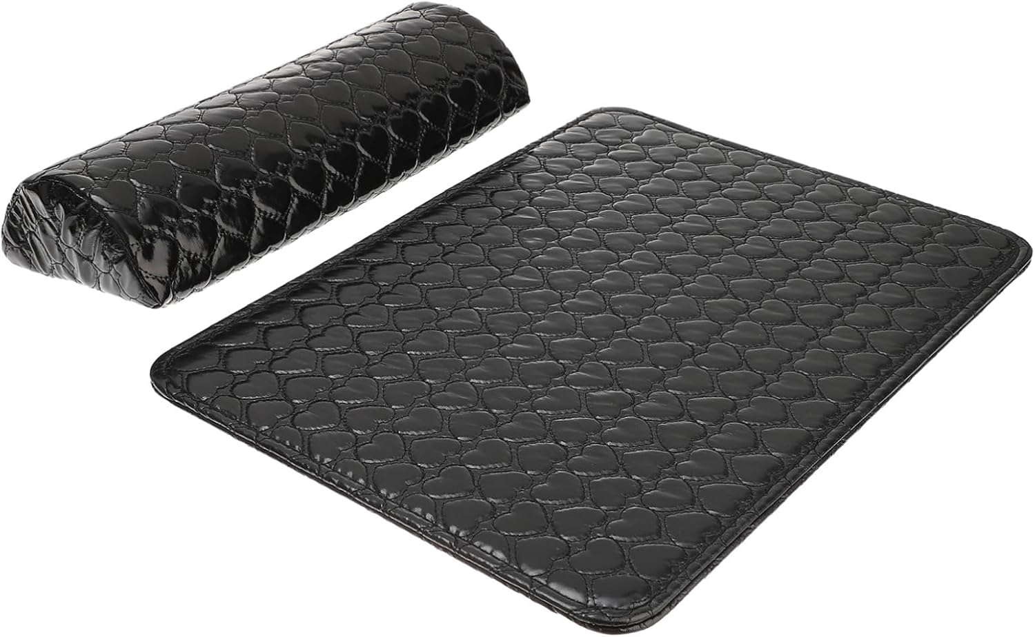 DONFAMDS Nail Art Hand Pillow Manicure LED for Cushion UV Support Rest Salon Polish Pedicure along with Wrist Pad Nail Art Supplies Black image number 3