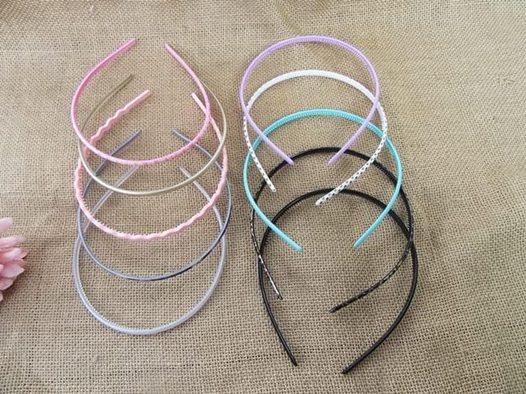 48Pcs Thin Headband Hair Band Hair Hoop Head Wear Various Design image number 2