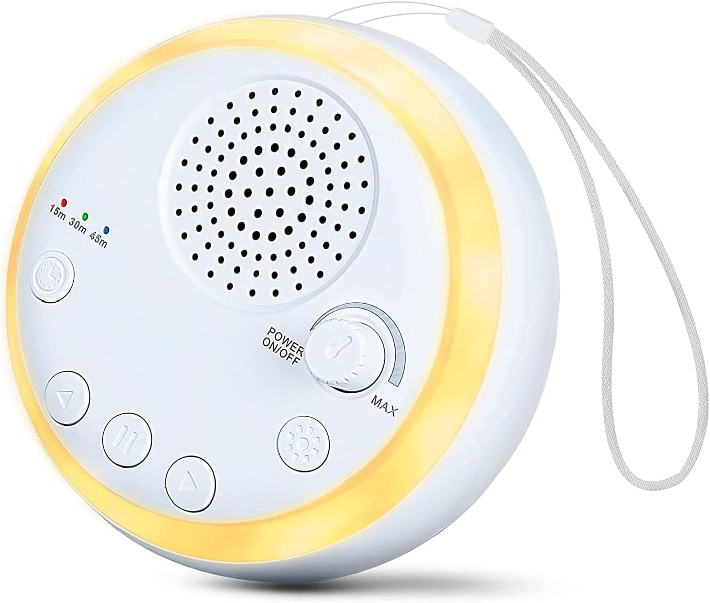 White Noise Machine - Portable Sound Machine & Night Light for Baby Adult, 16 Soothing Sound, Noise Canceling for Office & Sleeping, Sound Therapy for Home, Travel, Meditation, Registry Gift image number 1