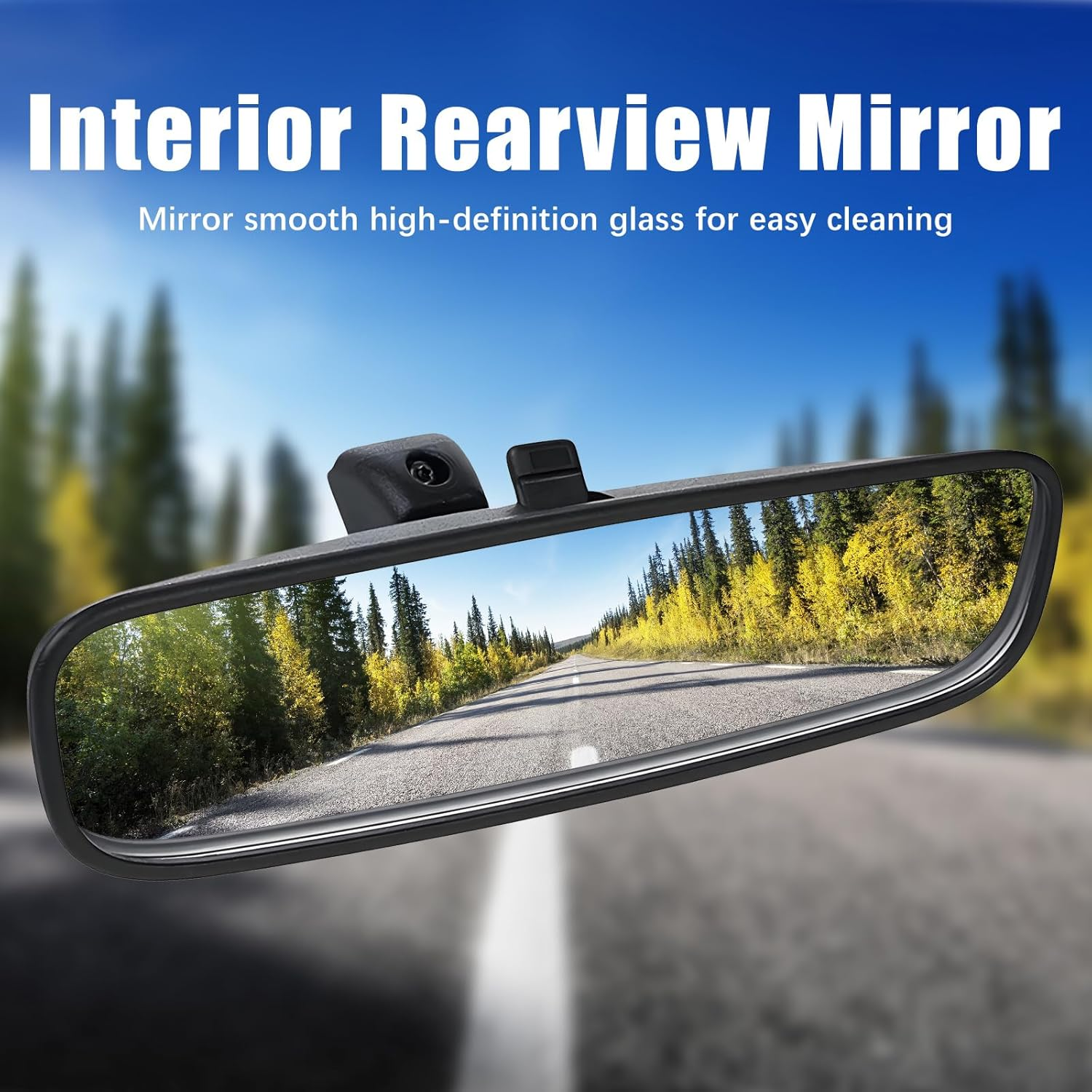 Car Rearview Mirror, Universal Interior Rearview Mirror Thickened Interior Suction Cup Rearview Mirror Assembly for 85101-3X100 image number 5