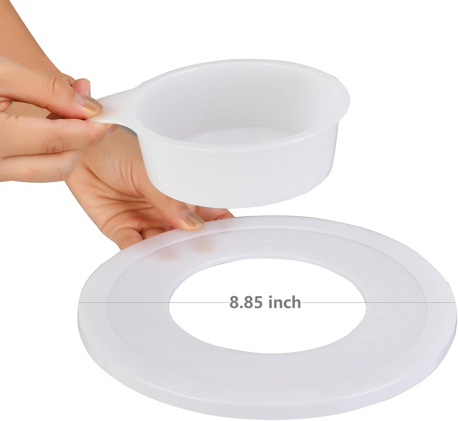 2 Pack Mixers Bowl Covers for Kitchenaid 4.5-5 Quart Tilt-Head Stand Mixers Bowl Covers Lid