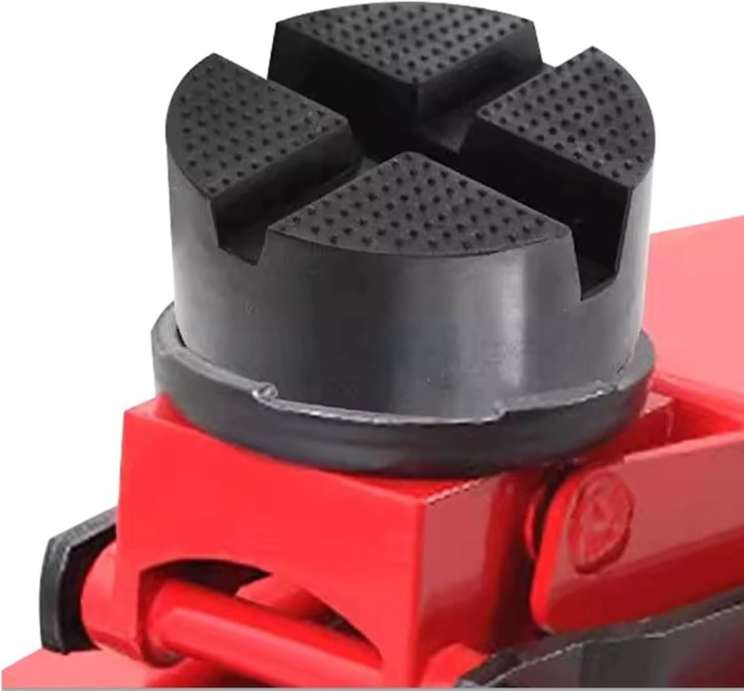 Lyfengdeam DIY Car Universal X-Slot Jack Pad Rubber Frame Rail Adapter Protector Pinch Weld Side Car Lifting anti Slip Design Floor Support 10X4.7Cm Trolley image number 6