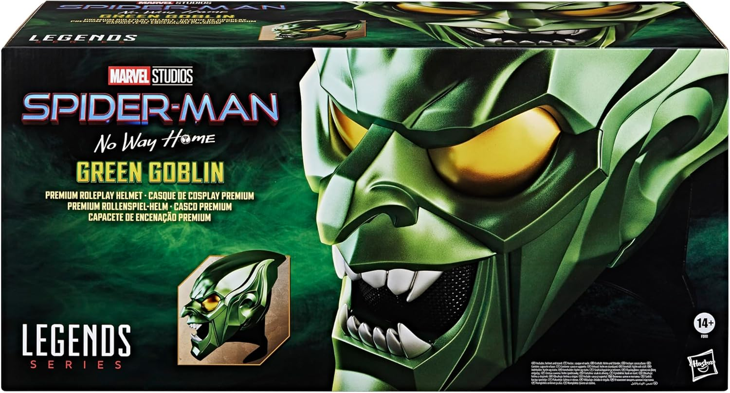 Marvel Legends Series Green Goblin Premium Roleplay Helmet, Spider-Man: No Way Home Adult Collectible Roleplay Gear image number 5