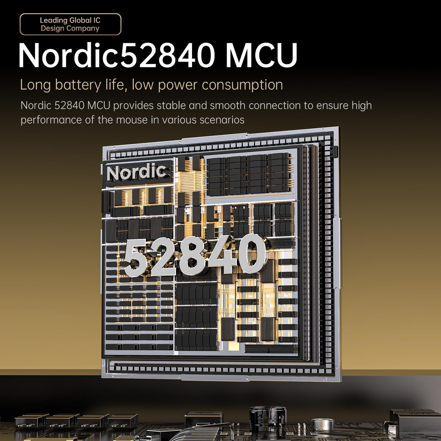 ATTACK SHARK R11 Ultra 8K Carbon Fiber Wireless Gaming Mouse with 42000DPI-PAW3950 MAX Sensor-49G Lightweight,Nordic 52840 MCU Chip,Wired/Bt/2.4Ghz Programmable,Rgb Coiled Cable for Pc(Black Ink+Tape) image number 3