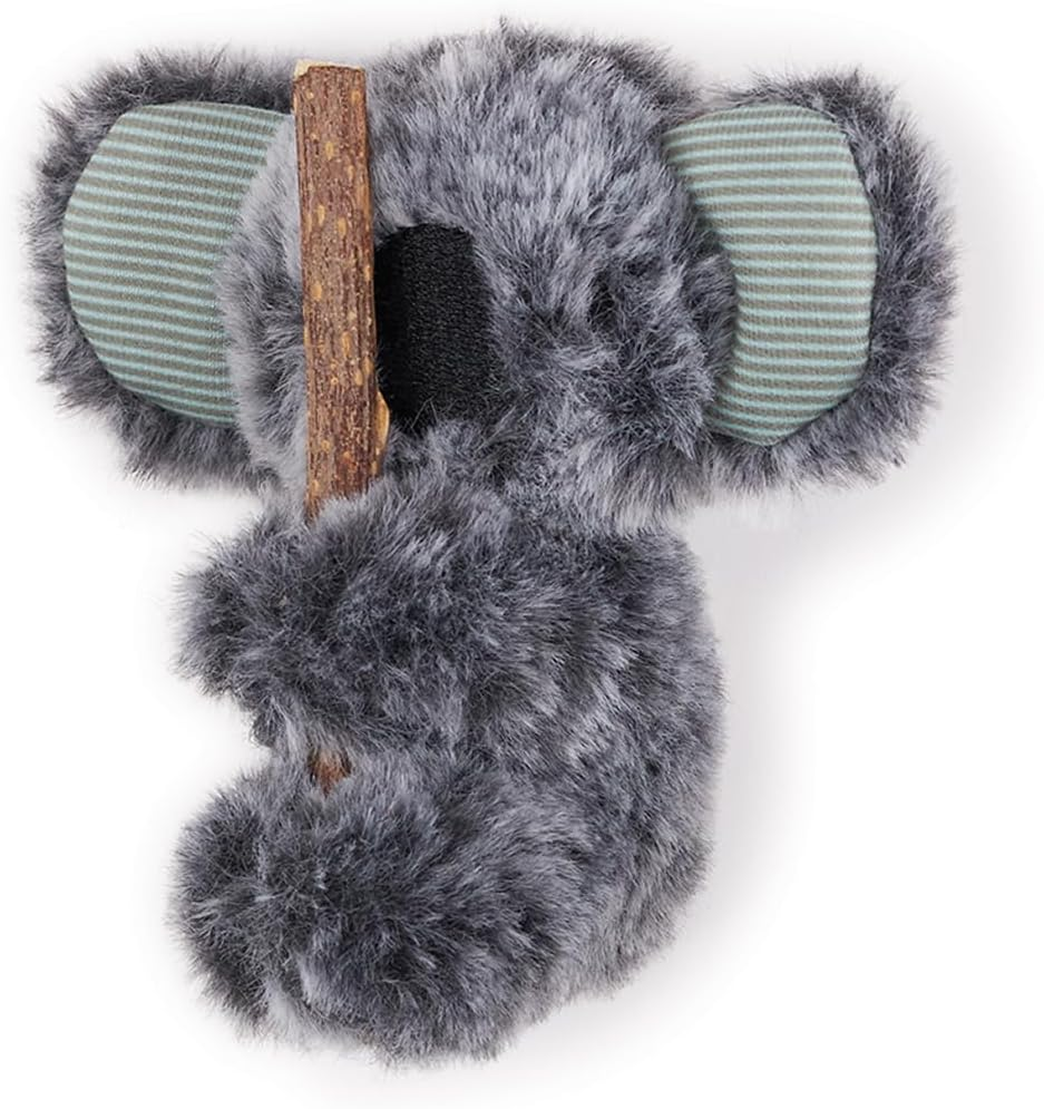Kazoo Koala Cuddles Cat Toy, Grey